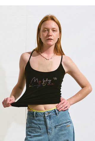 [NAWS] knitted camisole top