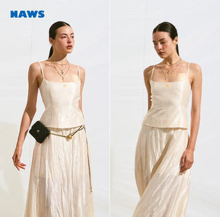 [NAWS] backless strap dress