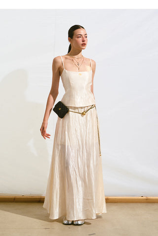 [NAWS] backless strap dress