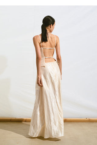 [NAWS] backless strap dress