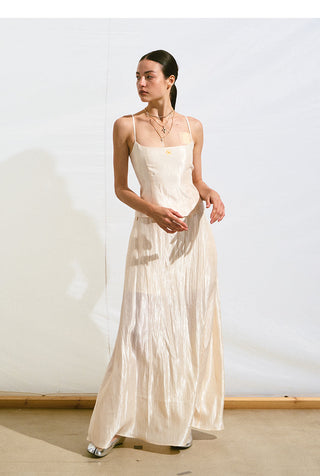 [NAWS] backless strap dress