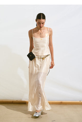 [NAWS] backless strap dress