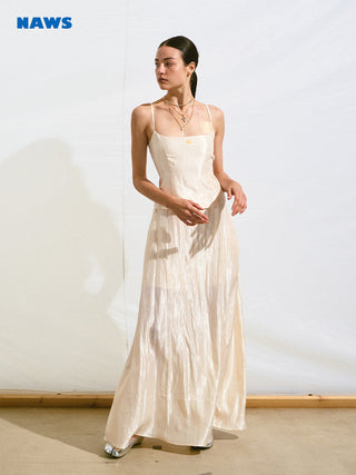 [NAWS] backless strap dress