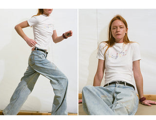 [NAWS] slim short tee