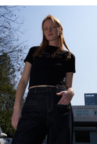 [NAWS] slim short tee