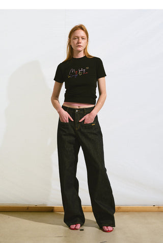 [NAWS] slim short tee