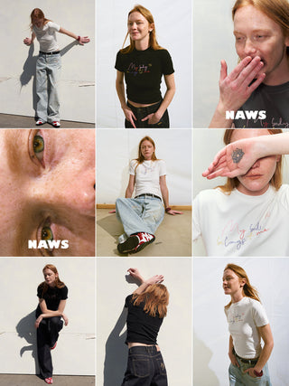 [NAWS] slim short tee