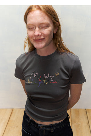 [NAWS] slim short tee