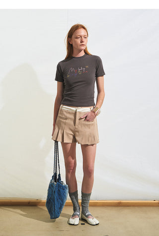 [NAWS] slim short tee