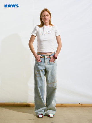 [NAWS] slim short tee