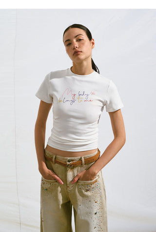 [NAWS] slim short tee