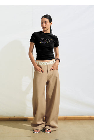 [NAWS] slim short tee