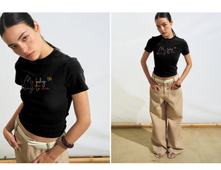 [NAWS] slim short tee