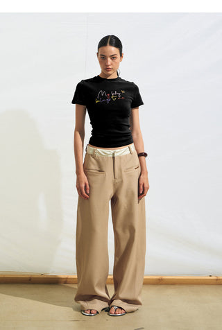 [NAWS] slim short tee