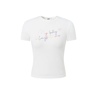 [NAWS] slim short tee