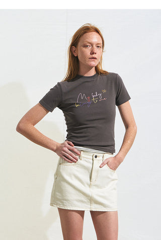 [NAWS] slim short tee