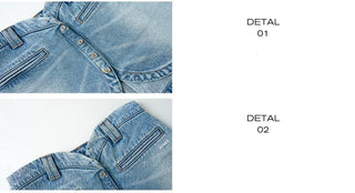 [NAWS] washed denim skirt