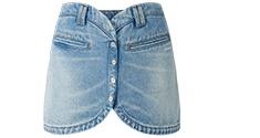 [NAWS] washed denim skirt