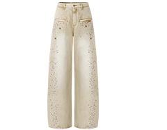 [NAWS] rhinestone straight pants