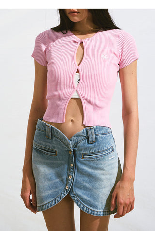 [NAWS] hollow knit top