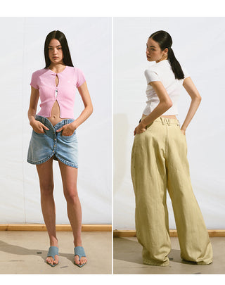 [NAWS] hollow knit top