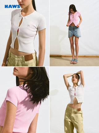 [NAWS] hollow knit top