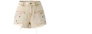 [NAWS] rhinestone denim shorts