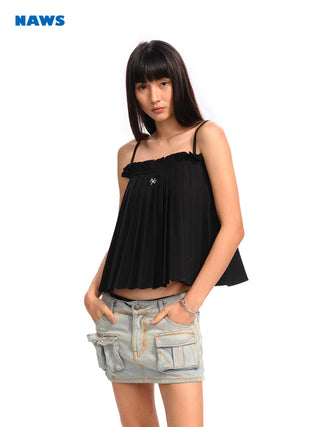 [NAWS] pleated vacation vest