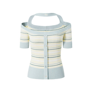 [NAWS] striped knit tee