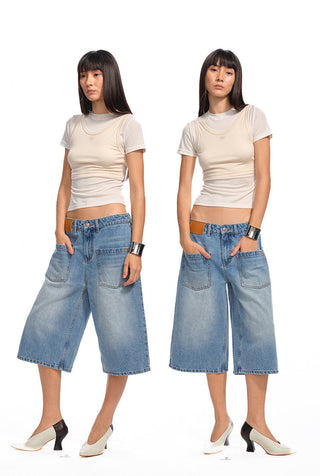 [NAWS] contrast stitch tee