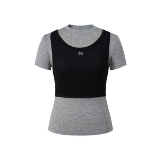 [NAWS] contrast stitch tee