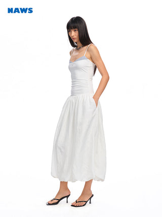 [NAWS] pleated puff dress