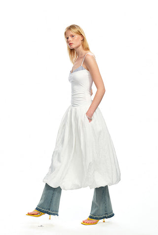 [NAWS] pleated puff dress