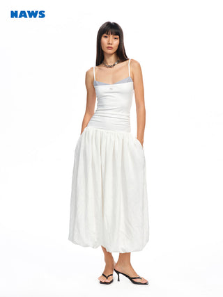 [NAWS] pleated puff dress