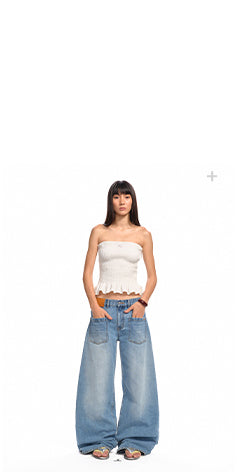 [NAWS] washed wide pants