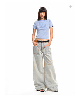 [NAWS] washed wide pants