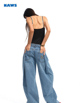 [NAWS] washed wide pants