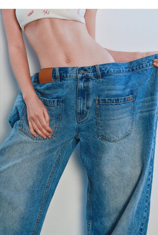 [NAWS] washed wide pants