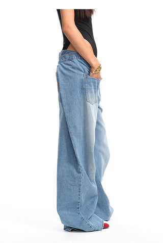[NAWS] washed wide pants