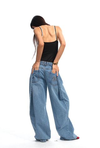 [NAWS] washed wide pants