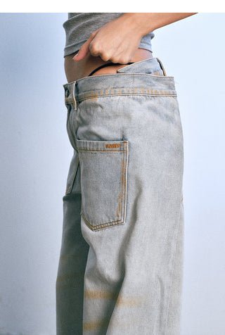 [NAWS] washed wide pants