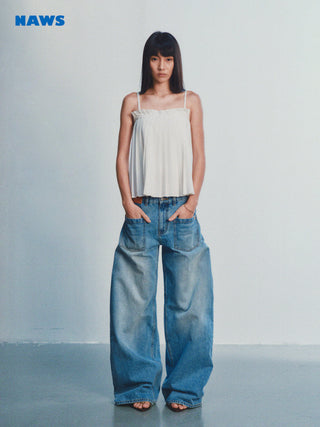 [NAWS] washed wide pants