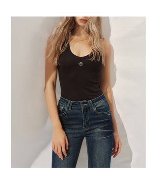 [NAWS] V-neck slim top