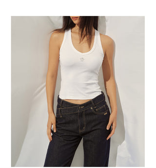 [NAWS] V-neck slim top