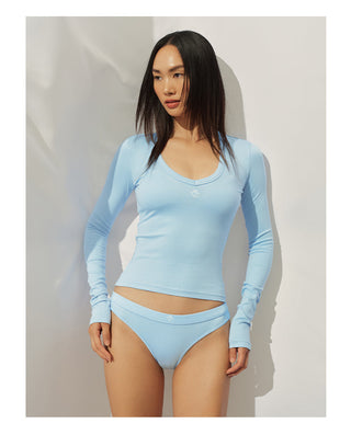 [NAWS] V-neck slim top