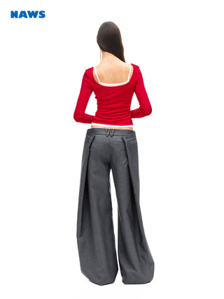 [NAWS] contrast bandage dress