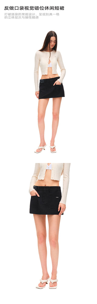 [NAWS] folded short skirt