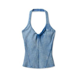 [NAWS] denim U-neck vest