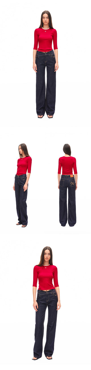 [NAWS] contrast half tee