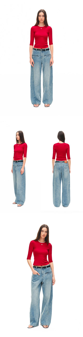 [NAWS] contrast half tee